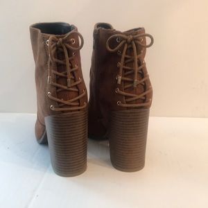 Indigo rd chestnut suede booties